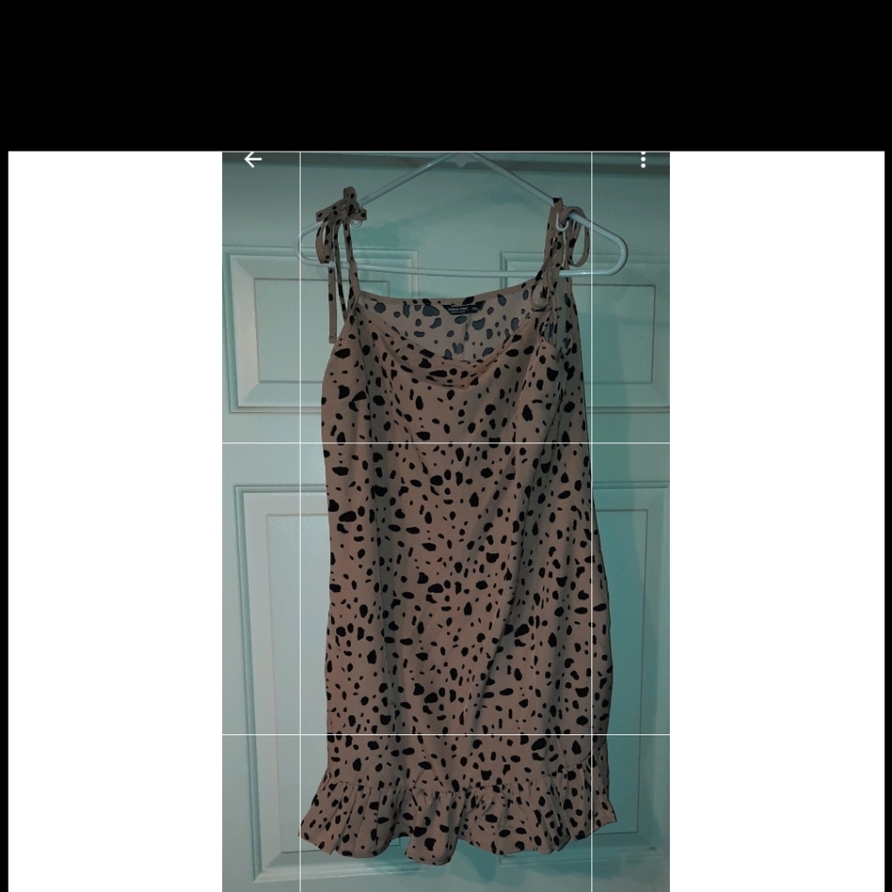 Dalmatian print sundress